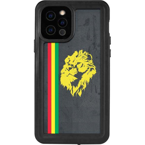 Vertical Banner - Lion of Judah iPhone 12 Pro Waterproof Case