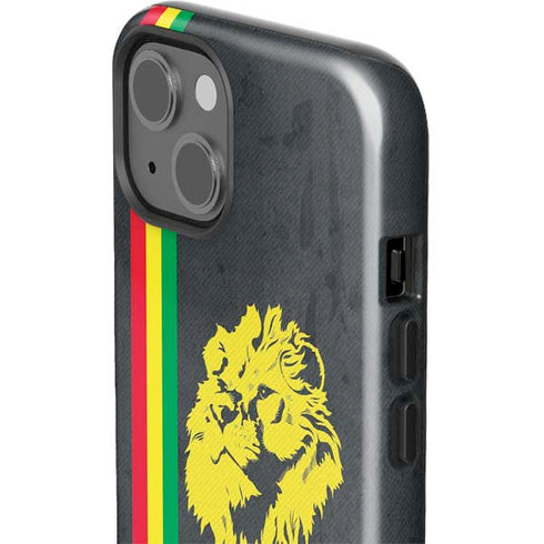 Vertical Banner - Lion of Judah iPhone 14 Plus Impact Case