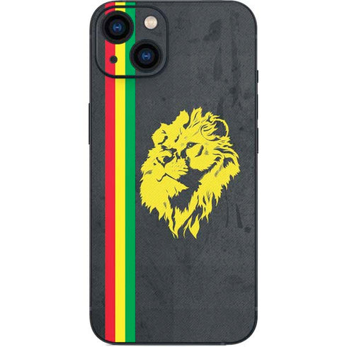 Vertical Banner - Lion of Judah iPhone 15 Plus Skin