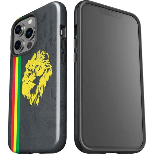 Vertical Banner - Lion of Judah iPhone 15 Pro Impact Case