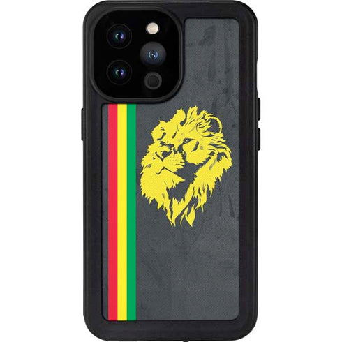 Vertical Banner - Lion of Judah iPhone 14 Pro Max Waterproof Case