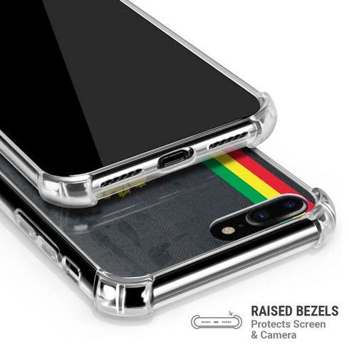 Vertical Banner - Lion of Judah iPhone 7/8 Plus Clear Case