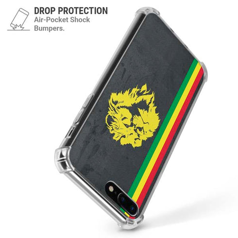 Vertical Banner - Lion of Judah iPhone 7/8 Plus Clear Case