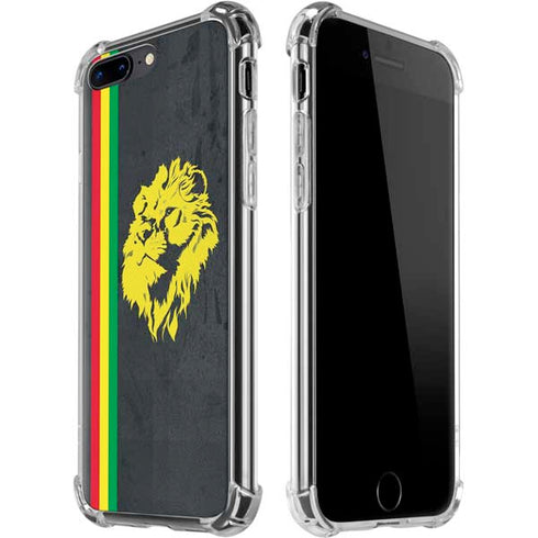 Vertical Banner - Lion of Judah iPhone 7/8 Plus Clear Case