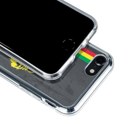 Vertical Banner - Lion of Judah iPhone SE (2nd & 3rd Gen) Clear Case