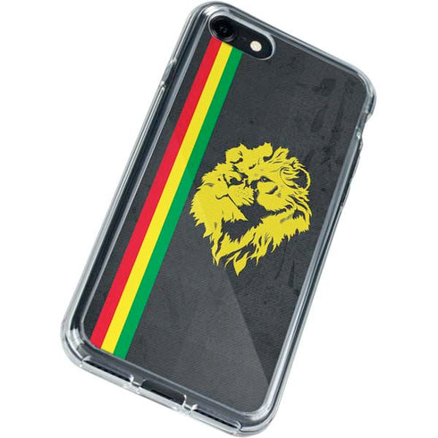 Vertical Banner - Lion of Judah iPhone SE (2nd & 3rd Gen) Clear Case