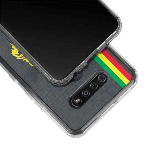 Vertical Banner - Lion of Judah LG K51/Q51 Clear Case
