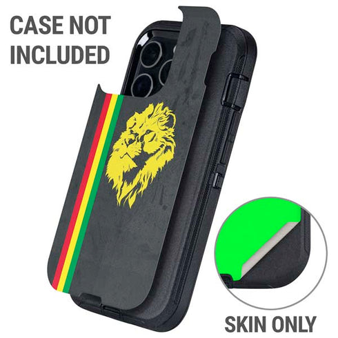 Vertical Banner - Lion of Judah Otterbox Defender iPhone Skin