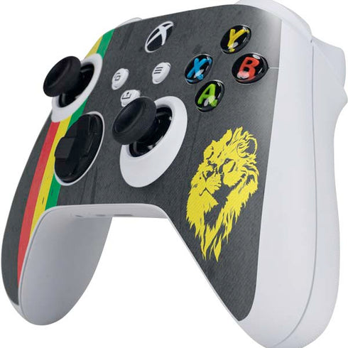 Vertical Banner - Lion of Judah Xbox Series S Controller Skin