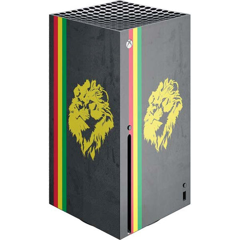 Vertical Banner - Lion of Judah Xbox Series X Console Skin