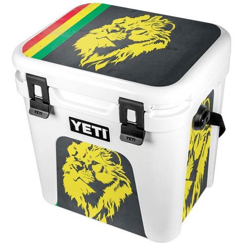 Vertical Banner - Lion of Judah YETI Roadie 24 Hard Cooler Skin