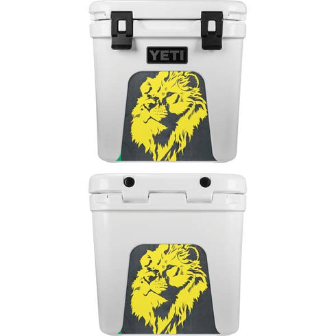 Vertical Banner - Lion of Judah YETI Roadie 24 Hard Cooler Skin