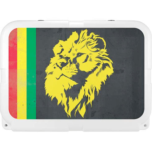 Vertical Banner - Lion of Judah YETI Tundra 35 Hard Cooler Skin