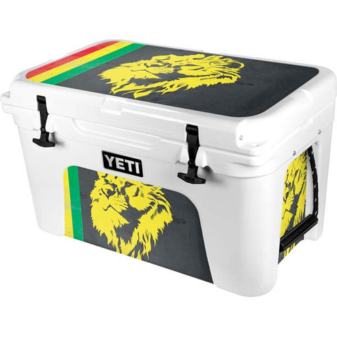 Vertical Banner - Lion of Judah YETI Tundra 45 Hard Cooler Skin