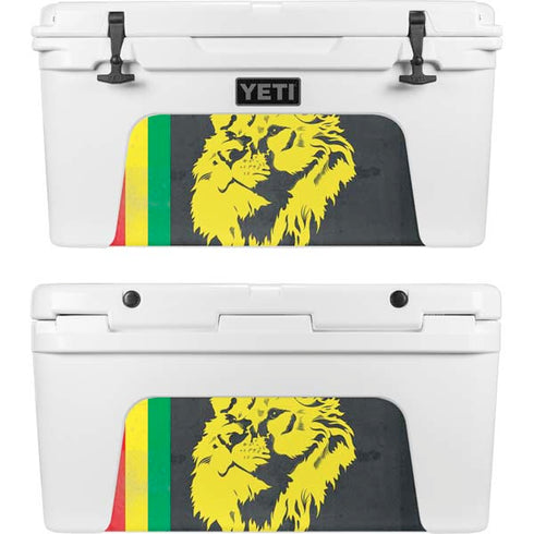 Vertical Banner - Lion of Judah YETI Tundra 65 Hard Cooler Skin
