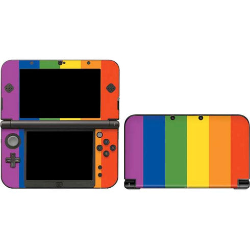 Vertical Rainbow Flag 3DS XL 2015 Skin