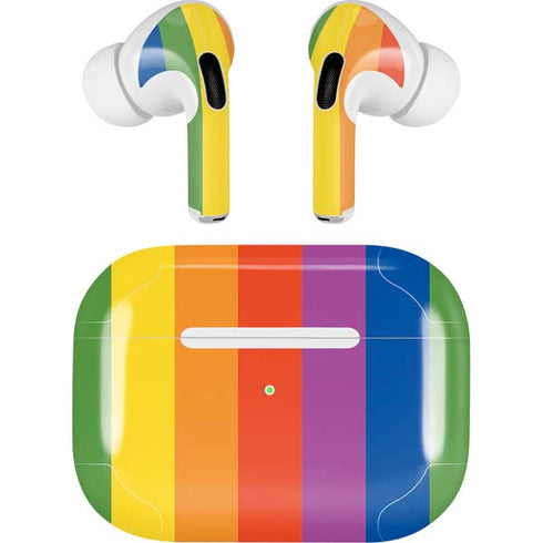 Vertical Rainbow Flag AirPods Pro 2nd Gen Skin