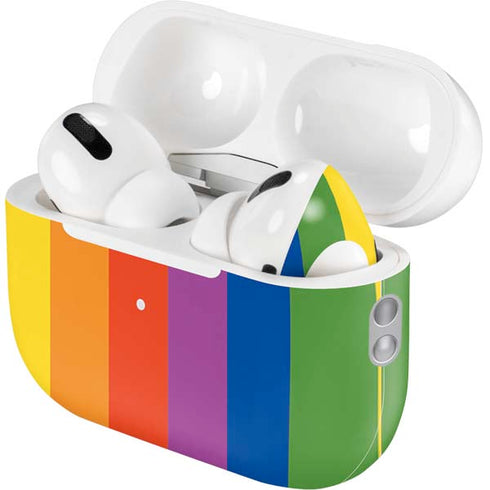 Vertical Rainbow Flag AirPods Pro 2nd Gen Skin