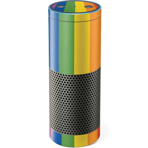 Vertical Rainbow Flag Amazon Echo Skin