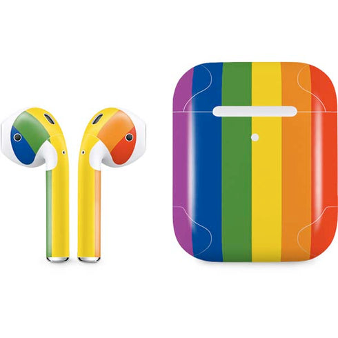 Vertical Rainbow Flag Apple AirPods 2 Skin