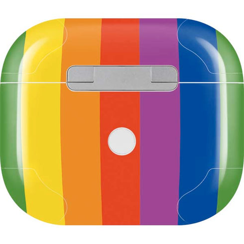 Vertical Rainbow Flag Apple AirPods (3rd Gen 2021) Skin