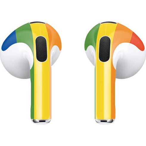 Vertical Rainbow Flag Apple AirPods (3rd Gen 2021) Skin