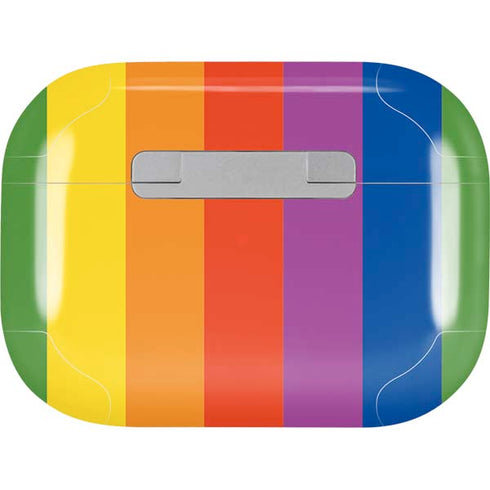 Vertical Rainbow Flag Apple AirPods Pro Skin