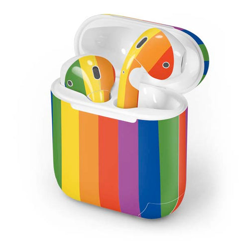 Vertical Rainbow Flag Apple AirPods Skin