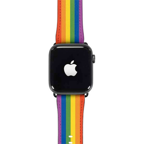 Vertical Rainbow Flag Apple Watch Band 38-40mm