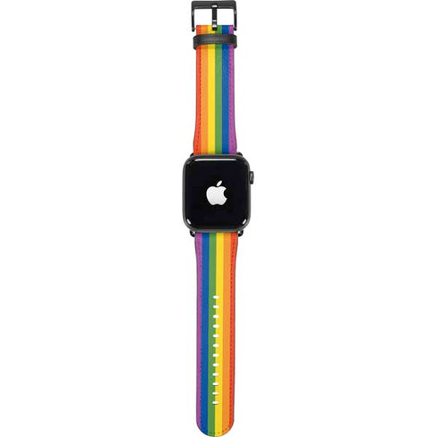 Vertical Rainbow Flag Apple Watch Band 38-40mm