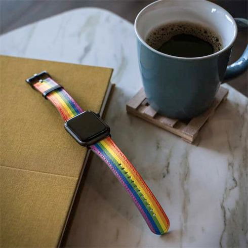 Vertical Rainbow Flag Apple Watch Band 38-40mm