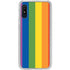 Vertical Rainbow Flag Galaxy A10e Clear Case