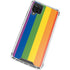 Vertical Rainbow Flag Galaxy A12 Clear Case