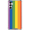 Vertical Rainbow Flag Galaxy A14 5G Clear Case