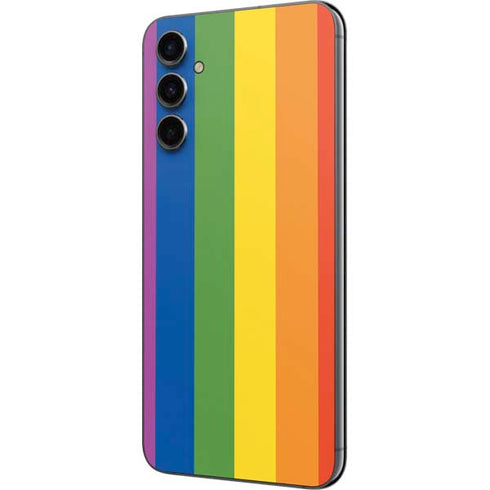 Vertical Rainbow Flag Galaxy A14 5G Skin