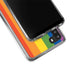 Vertical Rainbow Flag Galaxy A21 Clear Case