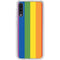 Vertical Rainbow Flag Galaxy A50 Clear Case