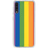 Vertical Rainbow Flag Galaxy A50 Clear Case