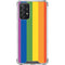 Vertical Rainbow Flag Galaxy A72 5G Clear Case