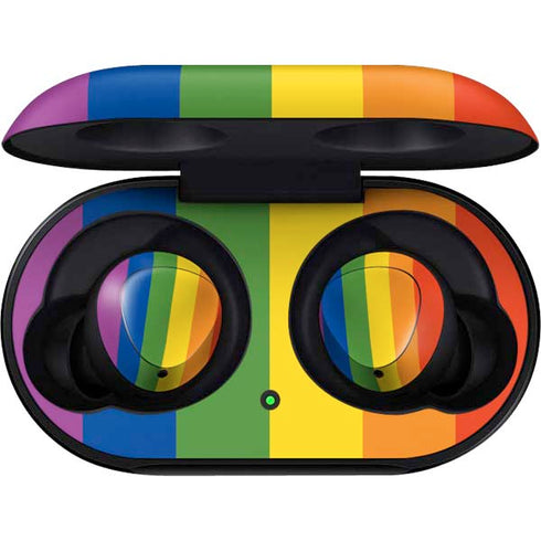 Vertical Rainbow Flag Galaxy Buds Skin