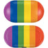 Vertical Rainbow Flag Galaxy Buds Skin
