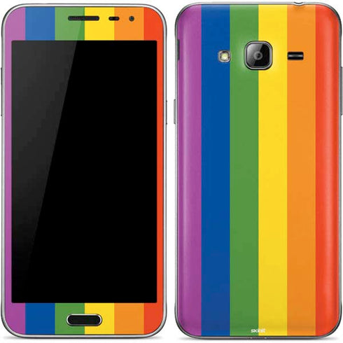 Vertical Rainbow Flag Galaxy J3 Skin