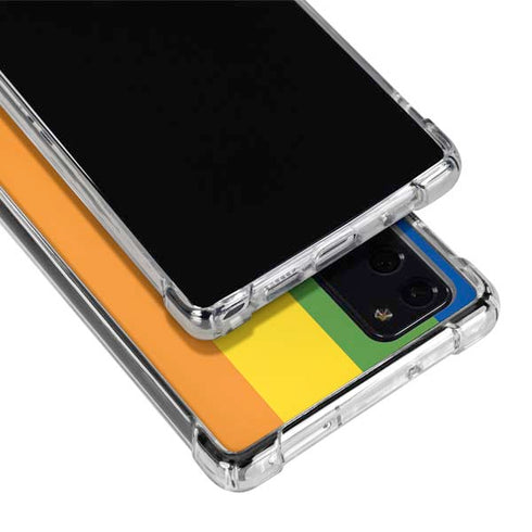 Vertical Rainbow Flag Galaxy Note20 5G Clear Case