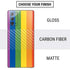 Vertical Rainbow Flag Galaxy Note20 5G Skin