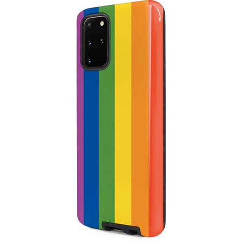 Vertical Rainbow Flag Galaxy S20 Plus Pro Case