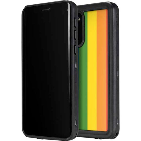 Vertical Rainbow Flag Galaxy S20 Plus Waterproof Case