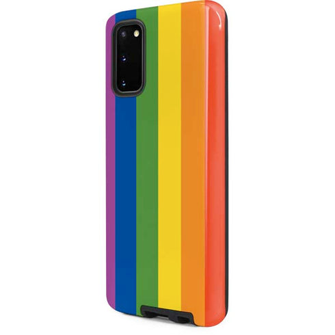 Vertical Rainbow Flag Galaxy S20 Pro Case