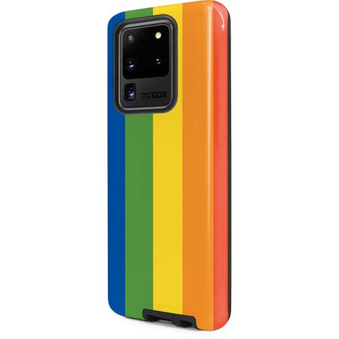Vertical Rainbow Flag Galaxy S20 Ultra 5G Pro Case