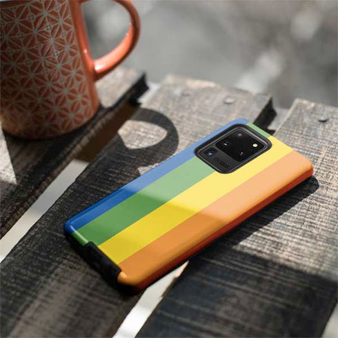 Vertical Rainbow Flag Galaxy S20 Ultra 5G Pro Case