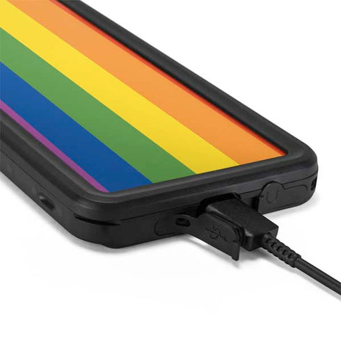Vertical Rainbow Flag Galaxy S20 Waterproof Case